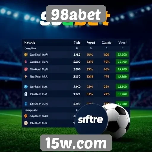 Comparação de odds em apostas no 98abet